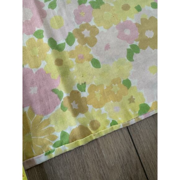 VTG Dan River Dantrel Full Sheet Set 70s Flower Power Hippie Boho Faded - Picture 8 of 16